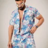 Aqua printed co-ords set